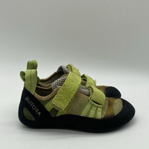 Mens Size 6.5 Butora Endeavor Moss Rock Climbing Bouldering Shoes Green Black